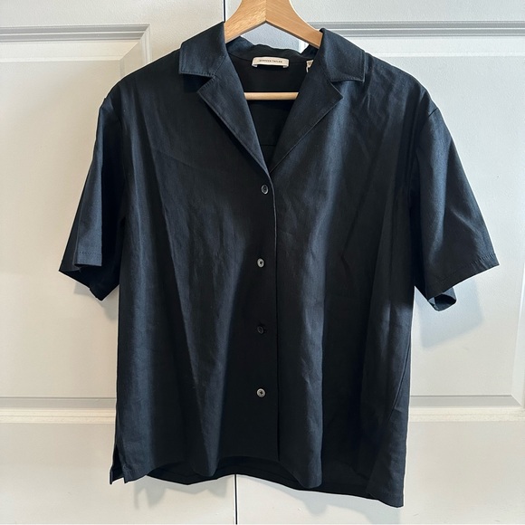 NWT Rebecca Taylor Cabana Short Sleeve Linen Blend Shirt - Picture 3 of 6